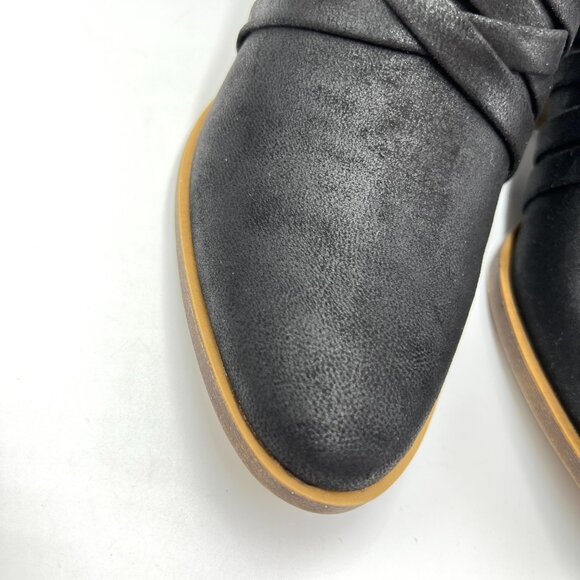 Lifestride Womens Size 6 Black Faux Vegan‎ Leather Ankle Boots Booties Shoes - Picture 3 of 13